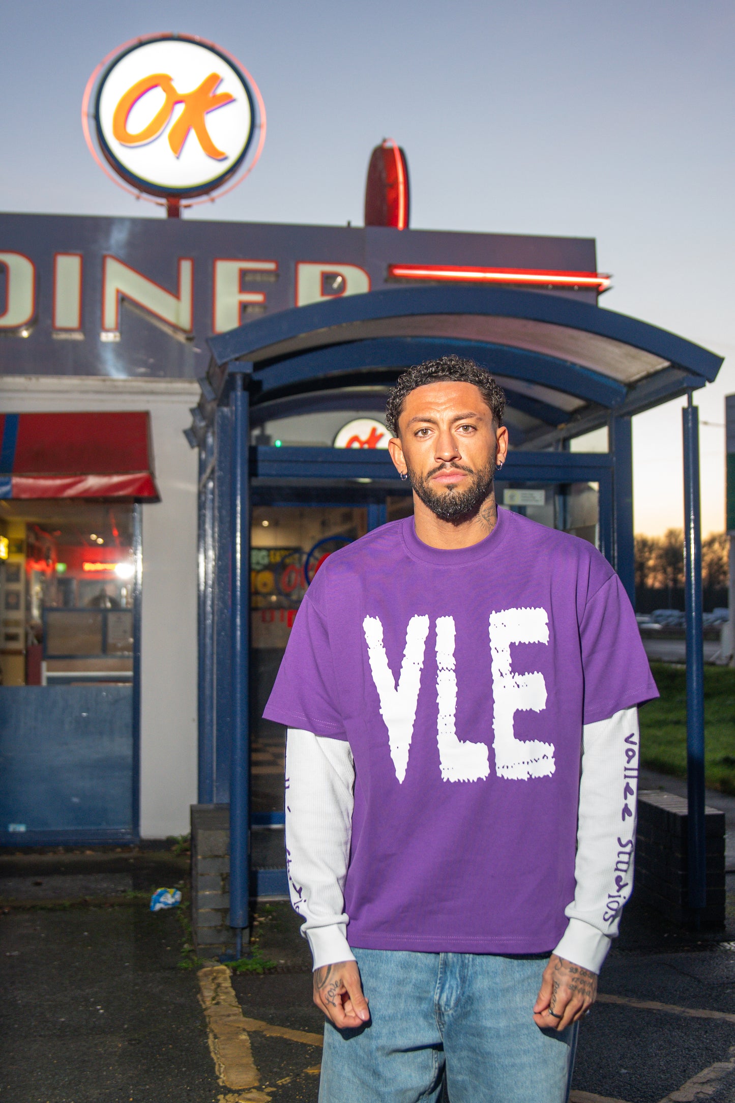 VLE “BLUEBERRY” LS WAFFLE